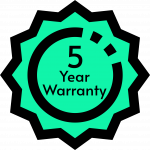 5 Year Warranty Badge@4x